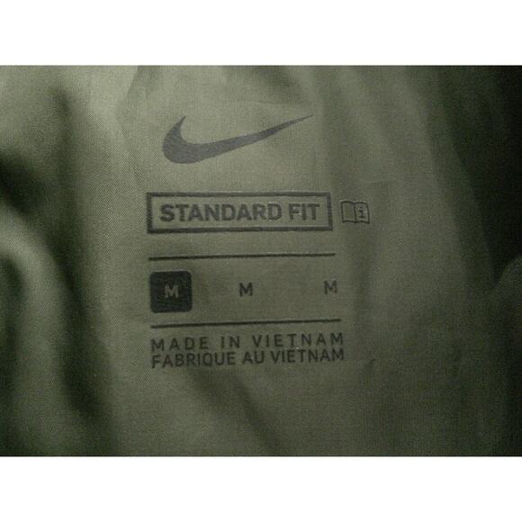 Nike Standard Fit Mens Olive Synthetic Fill Repel Golf Quilted Jacket Medium - Picture 8 of 9